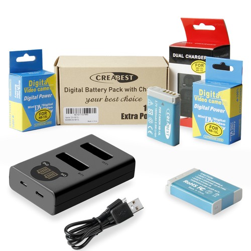 2x NB13L Battery + Charger For Canon PowerShot SX730 HS G5X Mark II G7X G9X G1X eBay