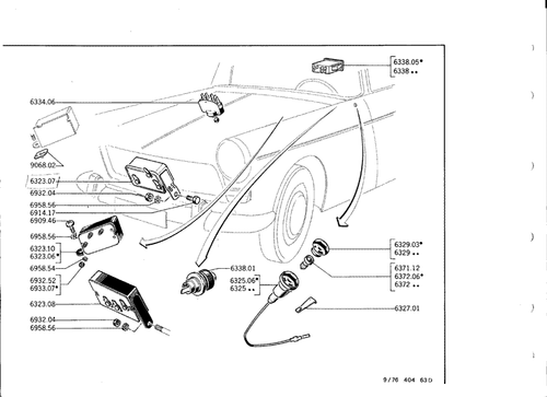 Centrale clignotante 12 V 40-45 W 3 broches Peugeot 204 304 404 M1967-> 504 J7 - Picture 8 of 12