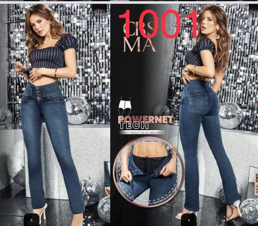 JEANS COLOMBIANOS CAR1001 Authentic Colombian Push Up Jeans, Jean