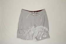 Mens Old Navy Gray Board Shorts Medium M EUC