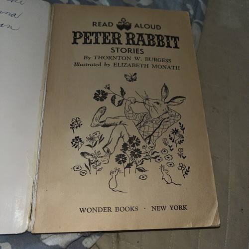 B000ESN5MS Read Aloud Peter Rabbit Stories Kids Book Paperback - Picture 6 of 10
