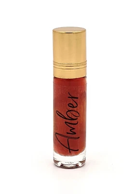 EQUAL EARTH Pure Sweet Amber Perfume Roll On Oil Fragrance Natural Vegan Morocco