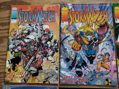 IMAGE StormWatch #1 2 4 5 6 7 1993 Shadowhawk I II Wetworks #1-5 NM/NM+ - Picture 3 of 17