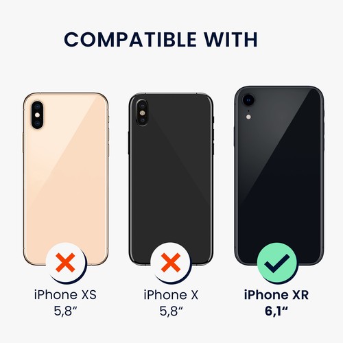 Funda transparente con tarjetero para Apple iPhone XR - Imagen 2 de 8