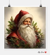 Santa Claus 68 - Counted Cross Stitch Patterns - Color BW Symbols