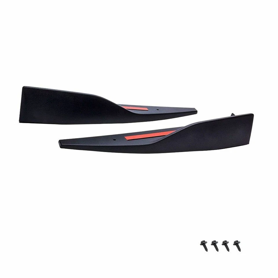 Juego negro para 15 16 17 18 19 20 21 Mustang winglet y divisores traseros OEM Foto 4 de 4