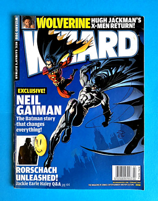WIZARD #208 COMICS MAGAZINE  ANDY KUBERT BATMAN COVER  FEB 2009  GOOD