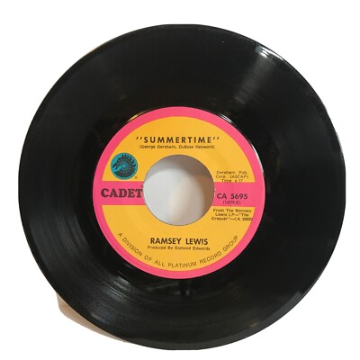 RAMSEY LEWIS: look-a-here / summertime Cadet 7'' Single 45 RPM CA5695