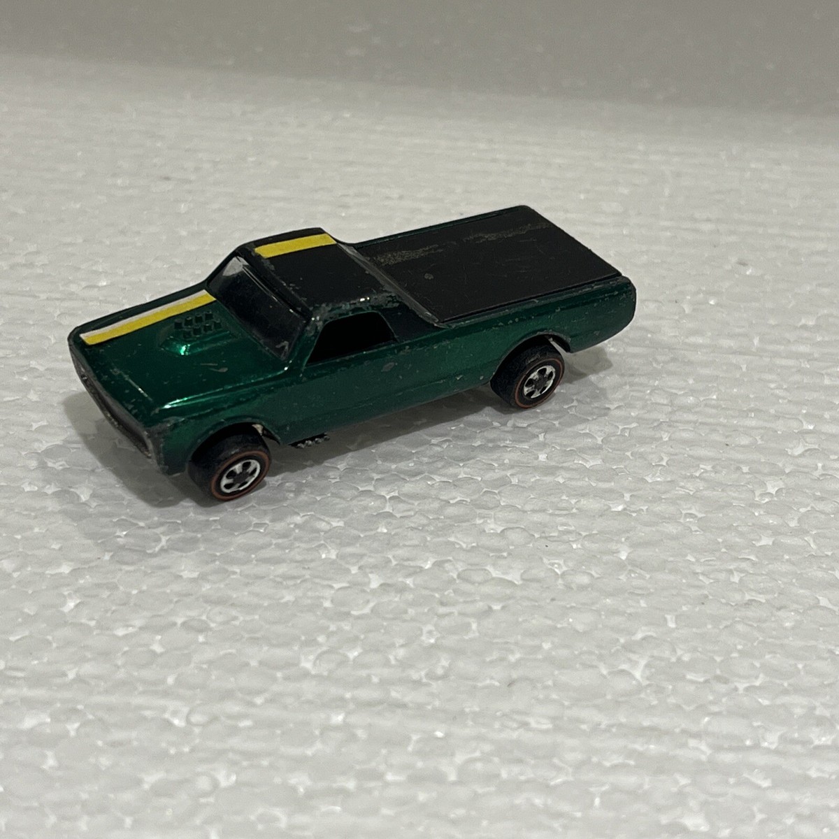Vintage 1968 Hot Wheels Redline CUSTOM FLEETSIDE Green Dark