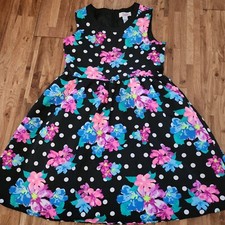 Girls Justice Size 10 Floral Dress Easter party holiday