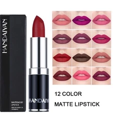 12 Colors Organic Lipstick Private Label Makeup 24 Hour Lasting 💄