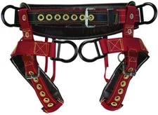 WEAVER ARBORIST WLC-500 CLIMBING SADDLE W/ PADDED NYLON LEG STRAPS 