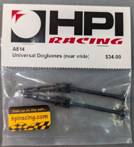 Vintage HPI Racing A514 Universal Dogbones Rear Wide RC Remote Control