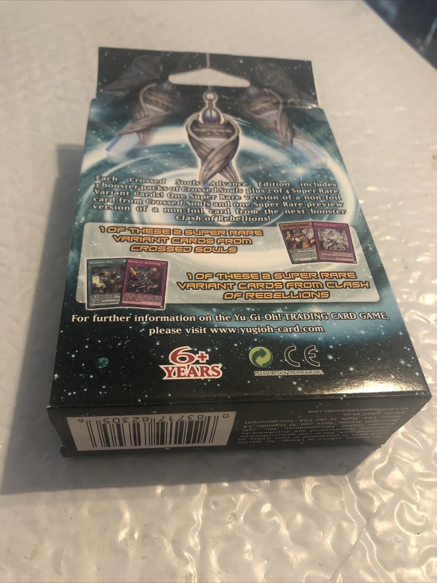 Yugioh Crossed Souls Advance Edition New 3 Boosters Plus 2 Variant Cards 2  Of 4 | eBay