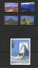 S0086 Lesotho 2002 Année Des Montagnes Set & Feuille MNH