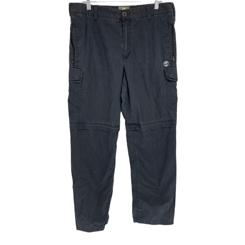 Timberland Pantaloni Nero Cargo Convertibile escursioni all'aperto Athletic  Da Uomo Taglia 34 | eBay