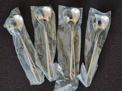 ALESSI BIG LOVE LÖFFEL VIERER SET IN POLIERTEM EDELSTAHL EINE KÜCHE KLASSISCH
