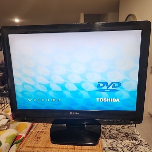 Toshiba 22” Lcd Tv / Dvd Combo Av Inputs No/Remote 22Lv505-Tested