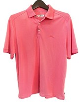 Tommy Bahama Men's Polo Shirt Coral IslandZone Short Sleeve Sz Med