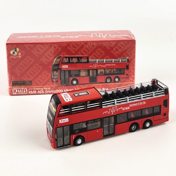 Hong Kong Tiny ADL Enviro500 MMC 12M Open-Top Bus 1/110 Diecast Modell 044067-image