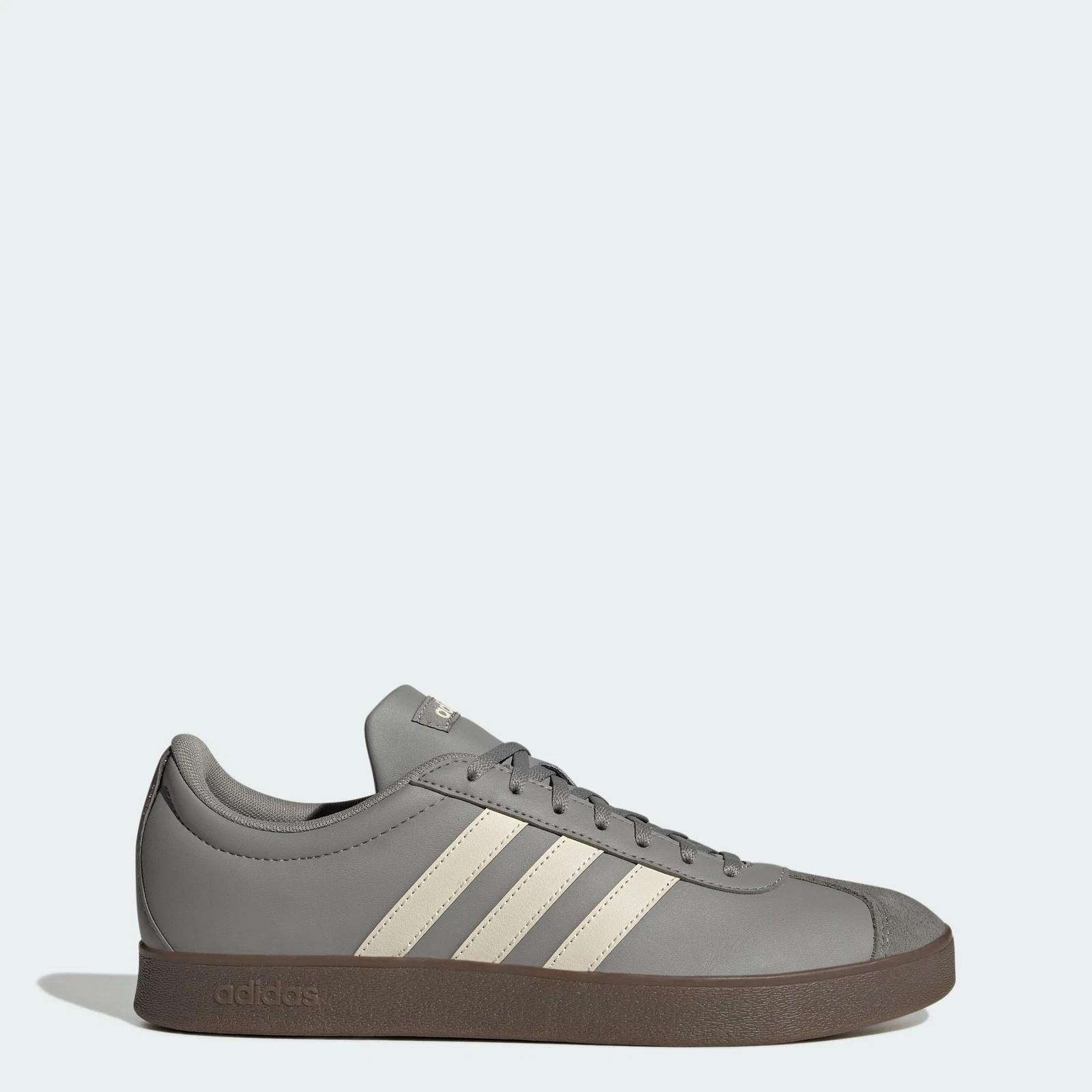 .80 adidas Men’s VL Court Base Shoes (Charcoal