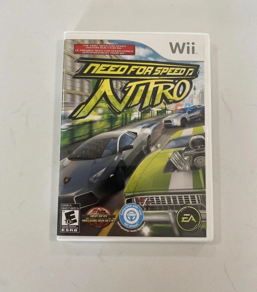 Need for Speed: Nitro (Nintendo Wii, 2009) Complete With Manual Tested - Image 3 of 4