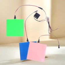 12V 10x10cm EL Elastyczne luminy elektryczne zenz Zimne światło źródło Stół do cięcia Zrób to sam