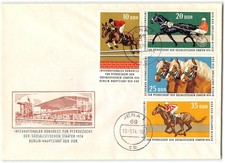 German Democratic Republic #1570-1573 FDC, 1974