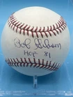 BOB GIBSON SIGNED RAWLINGS MLB BASEBALL HOF 81 INSCRIPTION COA!!
