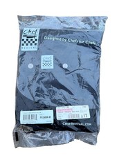 Chef Revival Cargo Chef Pants Black Medium Poly Cotton Blend Work Uniform New