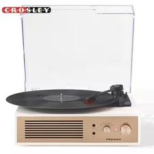 Crosley CR6045A-CR Miles 3-Speed Bluetooth Record Player - Cream