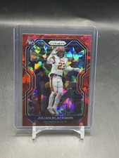 2020 Panini Prizm - Rookie Julian Blackmon #330 Red Ice Prizm (RC)