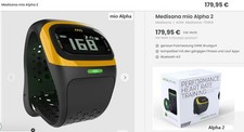 Mio Alpha LED Activity Tracker mit Herzfreque...