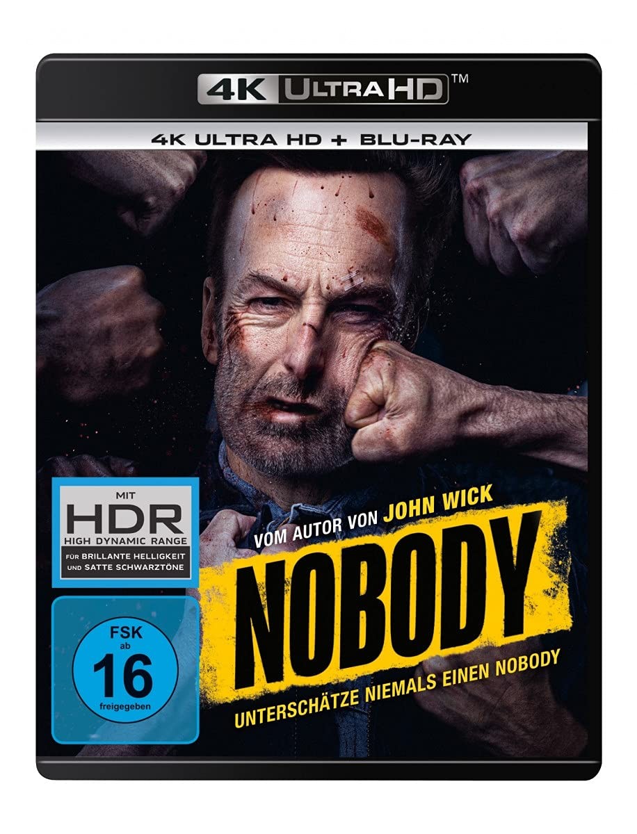Nobody 4K, 1 UHD-Blu-ray + 1 Blu-ray (4K UHD Blu-ray)