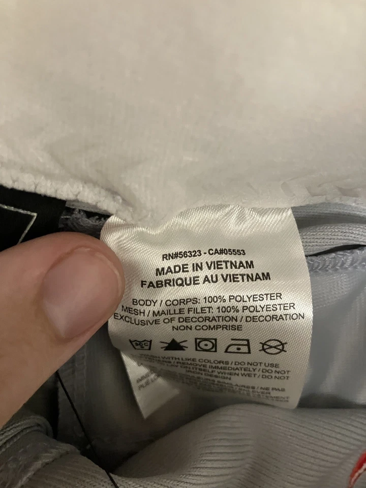 Nike Vapor Select Baseball Pants Kid’s Size L Gray With Red Pipe BQ6426-053 - Image 3 of 4