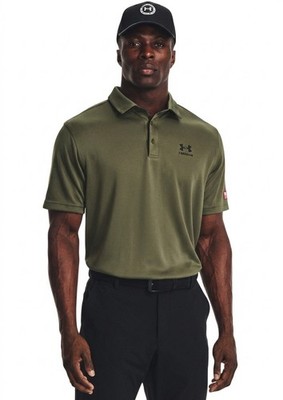 Size:3XL Under Armour Men's Freedom Matchplay Polo Green Marine Olive
