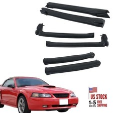 6PCS Roof Rubber Weatherstrip Seals Kit Front Center and Rear Side