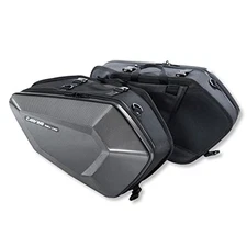 TANAX Motorcycle Side Bag Carving Shell Case Color:Silver JP