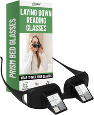 Lazy Glasses, Prism Glasses for Reading in Bed, TV Books, Unisex High-Defini