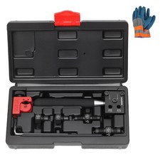 Brake Line Flaring Tool Kit, 3/16" 1/4" SAE Double Flare Tool for Brake Lines,