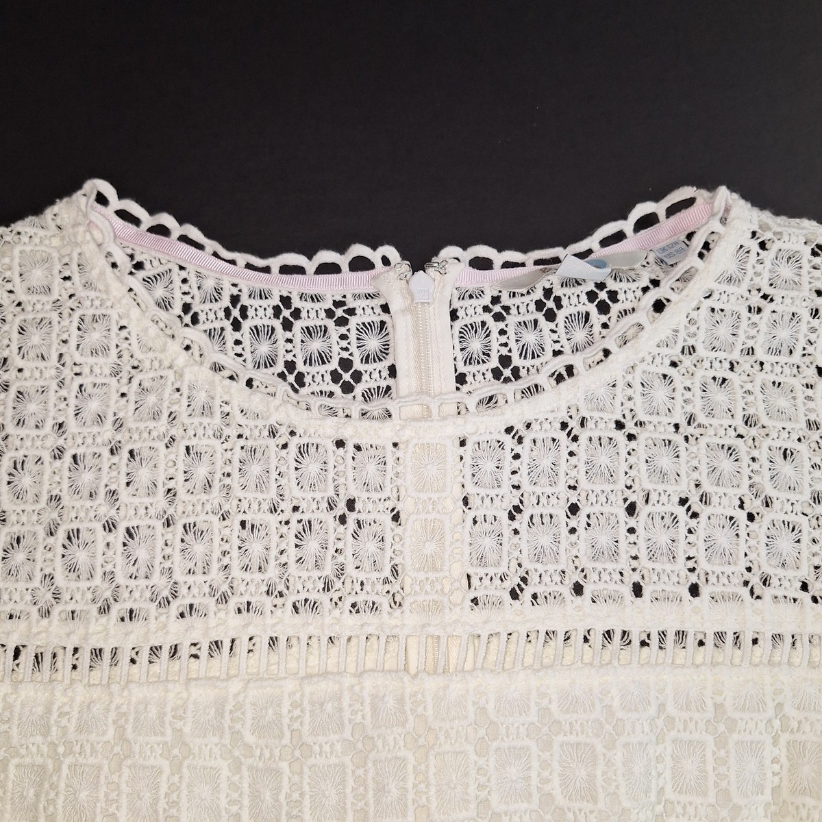 women's vintage lace dresses Anna lace- 1950s vintage dress with pleat at back  heartmycloset