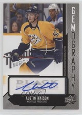 2014-15 Upper Deck Black Diamond Gemography Austin Watson #GEM-AW Auto 4wd