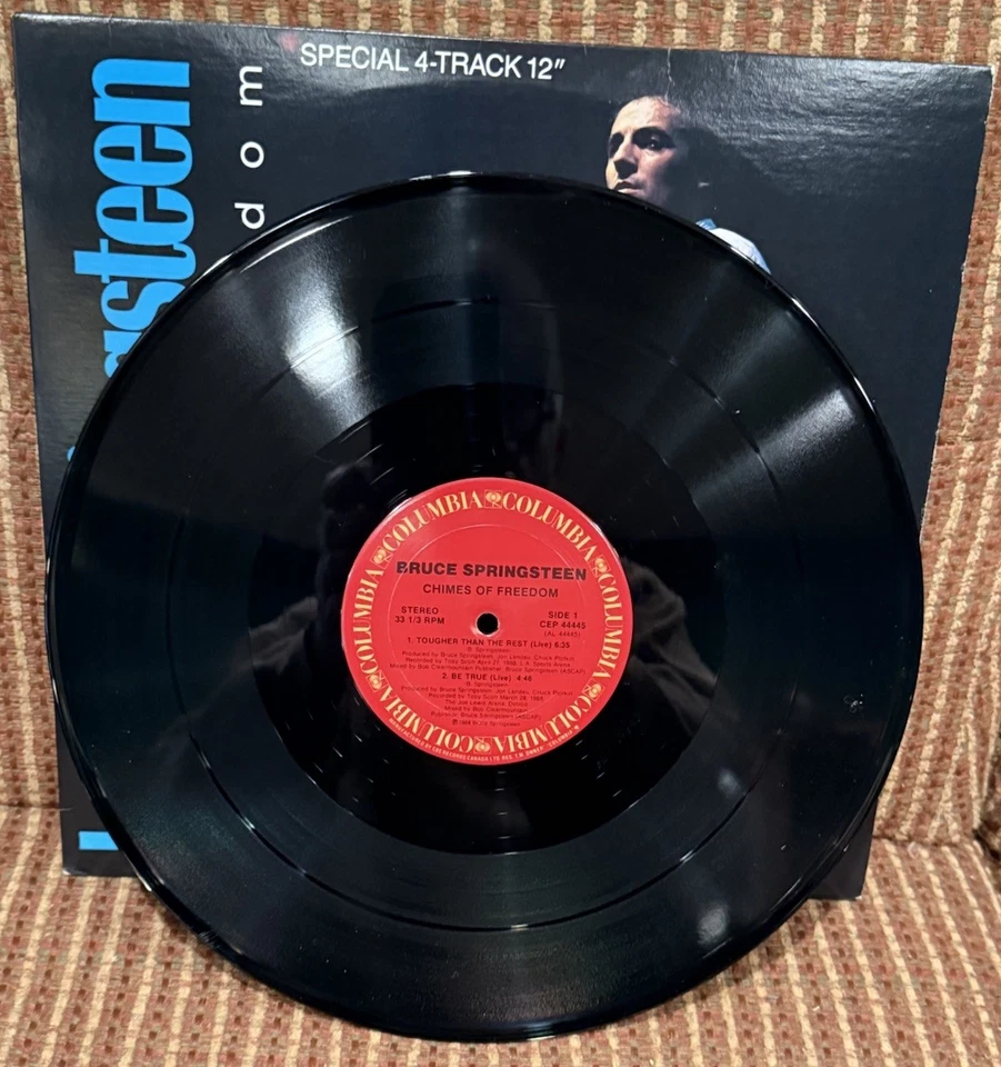 Bruce Springsteen Chimes of Freedom Vinyl EP  Special 4-Track 12" - Image 2 of 4