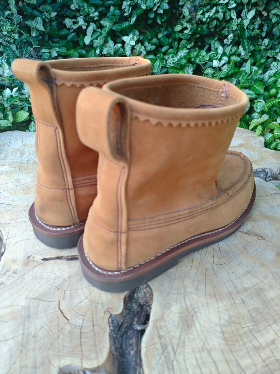 Russell Moccasin Knock A'bout Boots Knockabout 4.5 D Brown