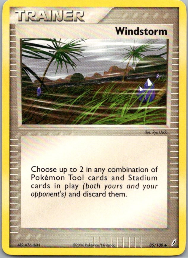 Windstorm 85/100 Uncommon Crystal Guardians NM