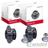2X Fag RADLAGER-SATZ Hinten Passend FÜR CitroËN C5 C6 Peugeot 407 508 607