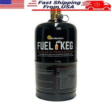 Refillable Propane Cylinder 1lb Portable Tank Tool Free Operation Easy Fill New