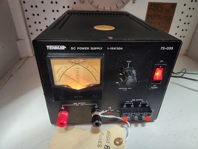 Vintage Tenma 72-035 Adjustable Output Power Supply 15 V 30 A - Powers On