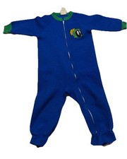 Vintage Looney Tunes Marvin The Martian Footie Pajamas One Piece Size 3T 1996