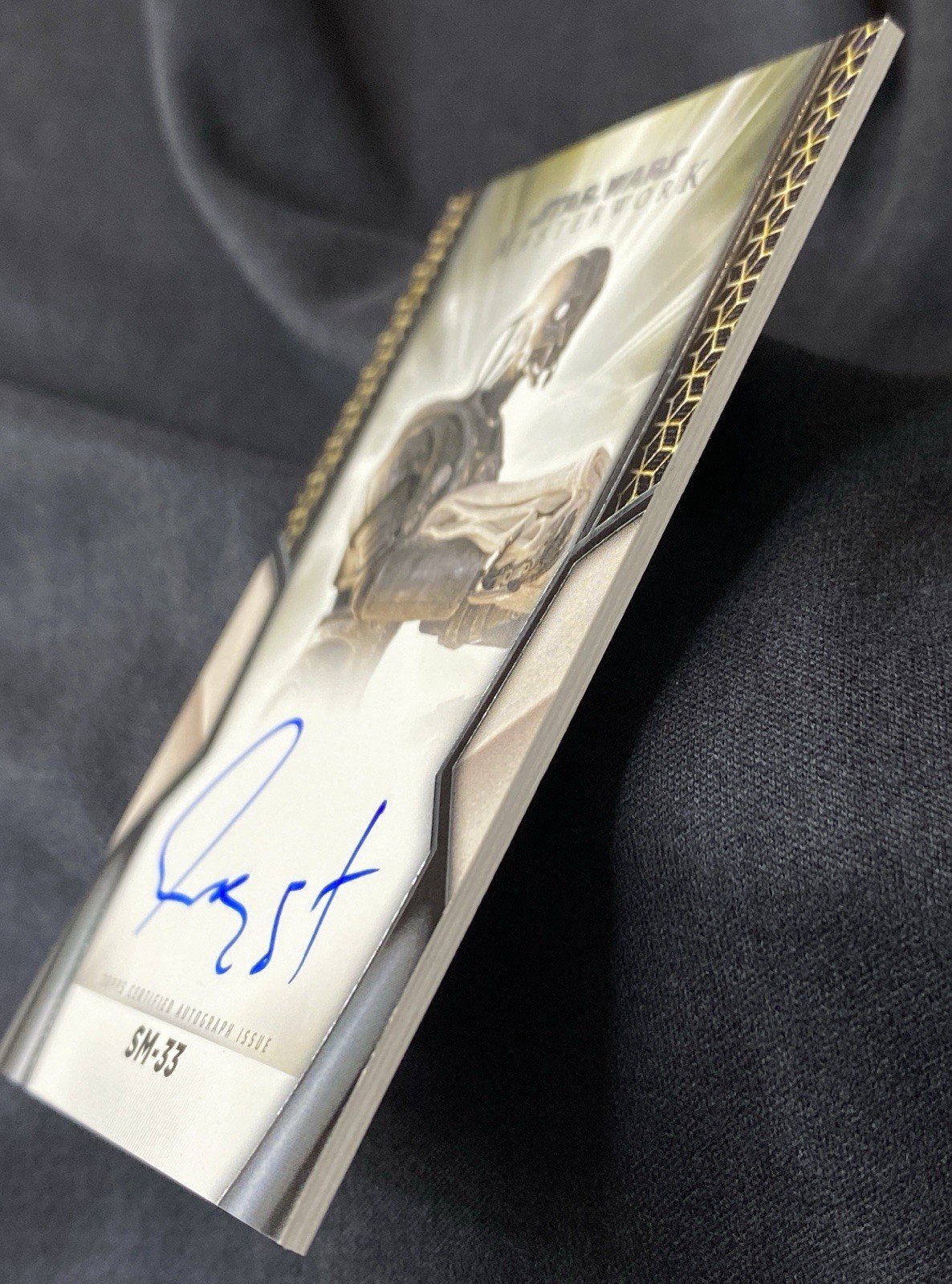2025 Topps Star Wars Masterwork | SM-33 On-Card AUTO - Nick Frost Signature A-33 view 6